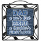 My Father My Hero Square Trivet