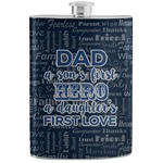 My Father My Hero Stainless Steel Flask