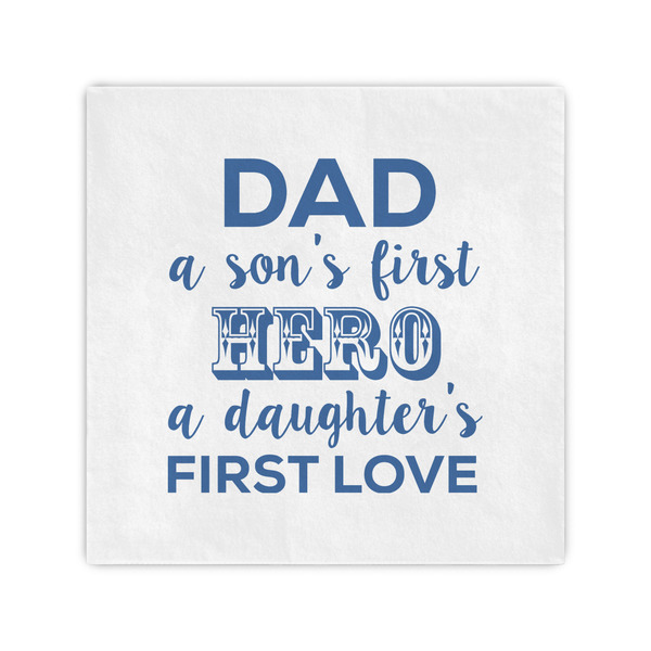 Custom My Father My Hero Standard Cocktail Napkins