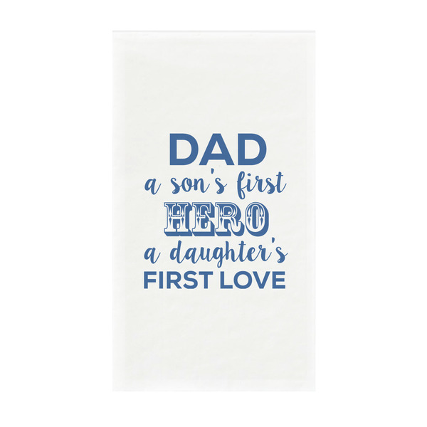 Custom My Father My Hero Guest Towels - Full Color - Standard