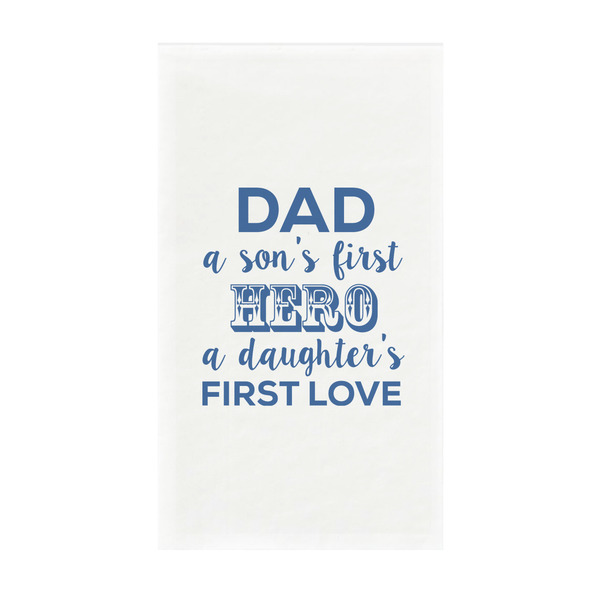 Custom My Father My Hero Guest Paper Towels - Full Color - Standard