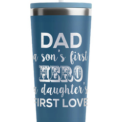 My Father My Hero RTIC Everyday Tumbler with Straw - 28oz