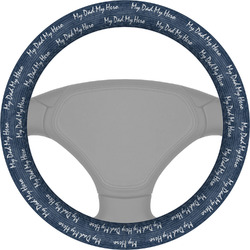 My Father My Hero Steering Wheel Cover (Personalized)