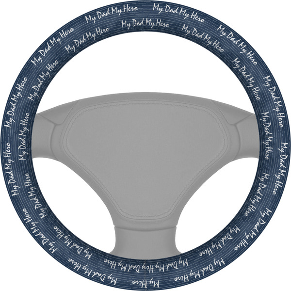 Custom My Father My Hero Steering Wheel Cover (Personalized)