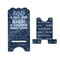 My Father My Hero Stylized Phone Stand - Front & Back - Large