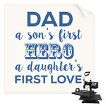 My Father My Hero Sublimation Transfer (Personalized)