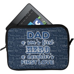 My Father My Hero Tablet Case / Sleeve - Small (Personalized)