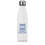 My Father My Hero Water Bottle - 17 oz. - Stainless Steel - Full Color Printing
