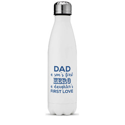 My Father My Hero Water Bottle - 17 oz. - Stainless Steel - Full Color Printing