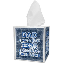 My Father My Hero Tissue Box Cover (Personalized)
