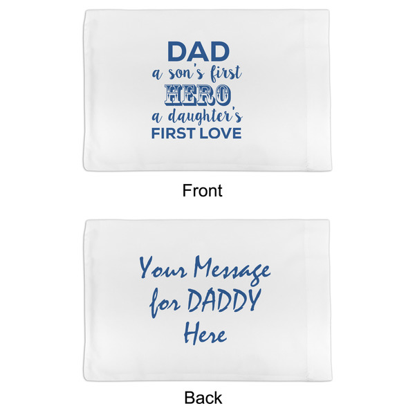 My Father My Hero Toddler Pillow Case - APPROVAL (partial print)