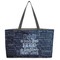 My Father My Hero Beach Totes Bag - w/ Black Handles