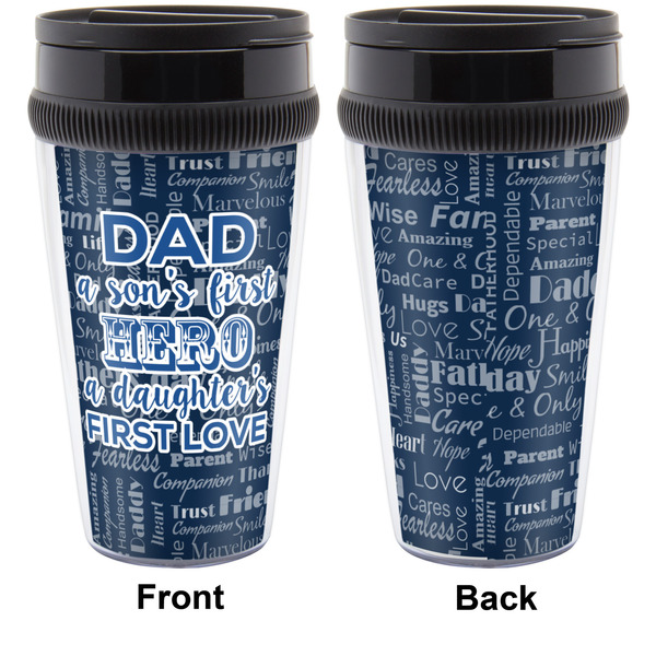 My Father My Hero Travel Mug Approval (Personalized)