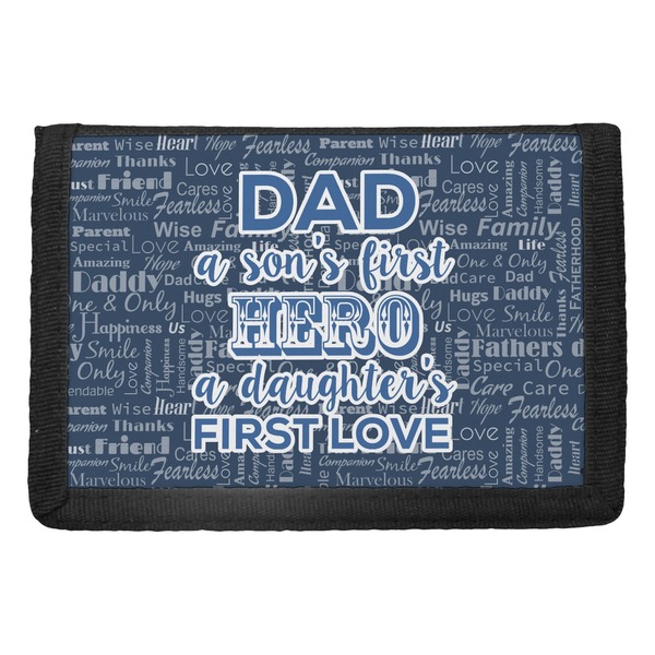 Custom My Father My Hero Trifold Wallet
