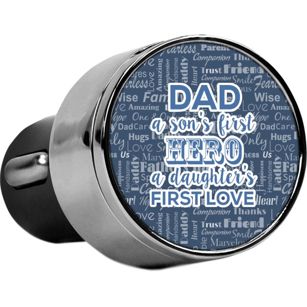 Custom My Father My Hero USB Car Charger