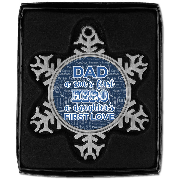 My Father My Hero Vintage Snowflake - In box