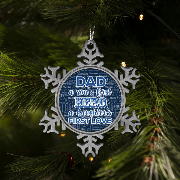 My Father My Hero Vintage Snowflake - (LIFESTYLE)