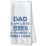 My Father My Hero Kitchen Towel - Waffle Weave - Partial Print