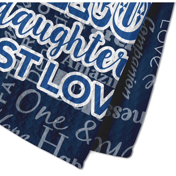 My Father My Hero Waffle Weave Towel - Closeup of Material Image