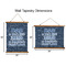 My Father My Hero Wall Hanging Tapestries - Parent/Sizing