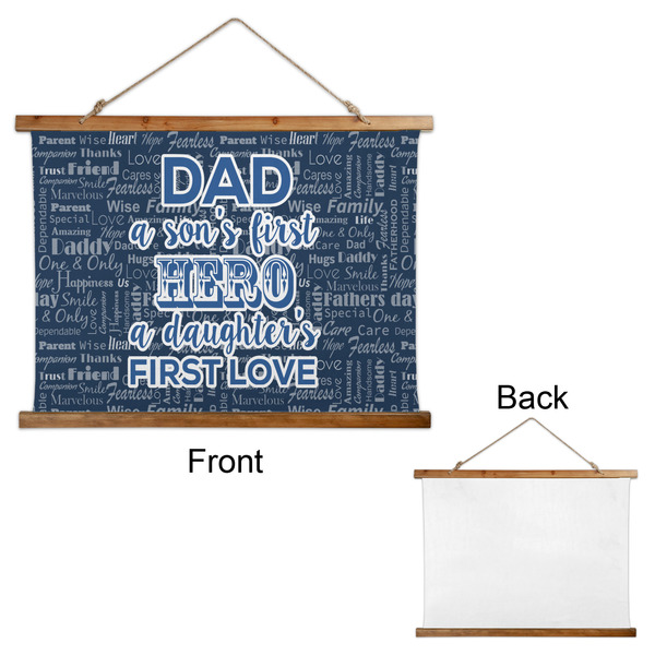 My Father My Hero Wall Hanging Tapestry - Landscape - APPROVAL