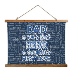 My Father My Hero Wall Hanging Tapestry - Wide