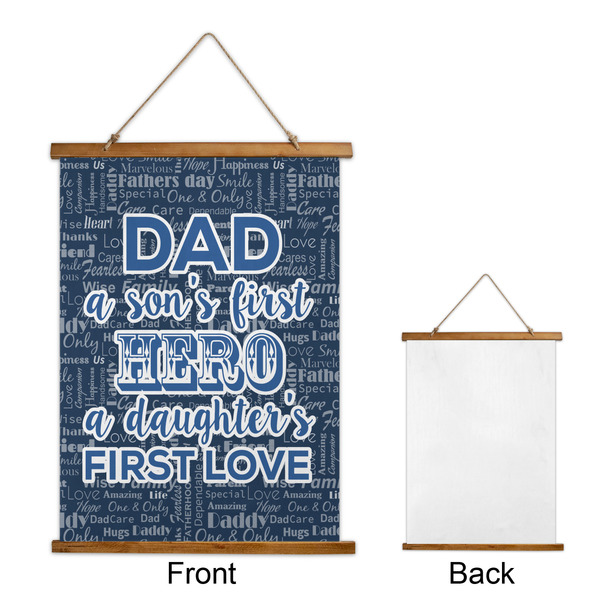 My Father My Hero Wall Hanging Tapestry - Portrait - APPROVAL
