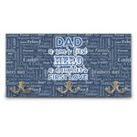My Father My Hero Wall Mounted Coat Rack
