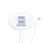 My Father My Hero Oval Plastic Stir Sticks