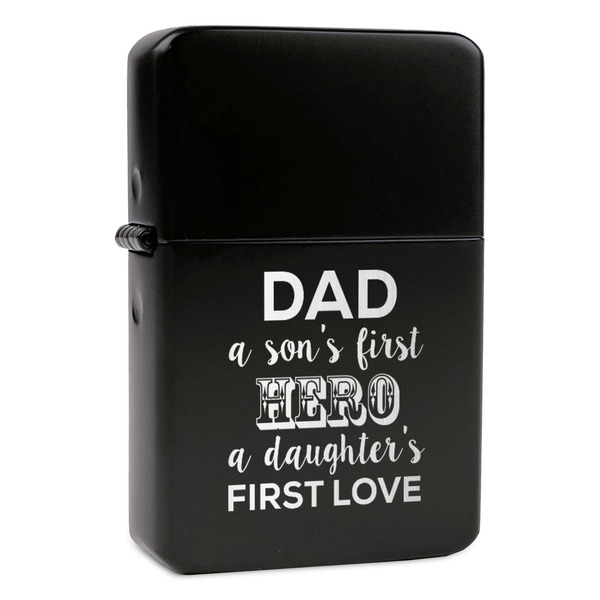 Custom My Father My Hero Windproof Lighter