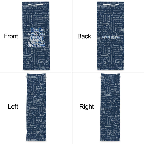 My Father My Hero Wine Gift Bag - Matte - Approval