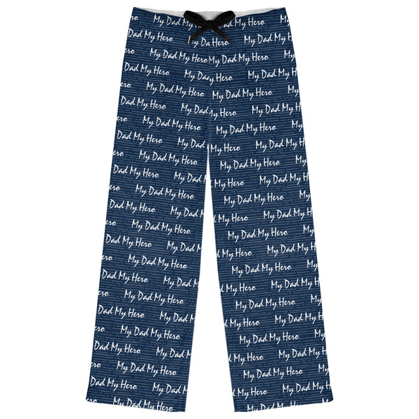 Custom My Father My Hero Womens Pajama Pants - L (Personalized)