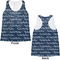 My Father My Hero Womens Racerback Tank Tops - Medium - Front and Back