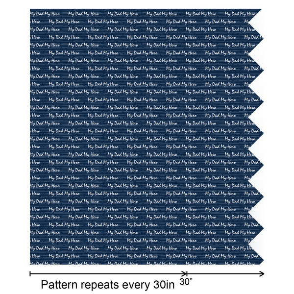 My Father My Hero Wrapping Paper Roll - Matte - Partial Roll