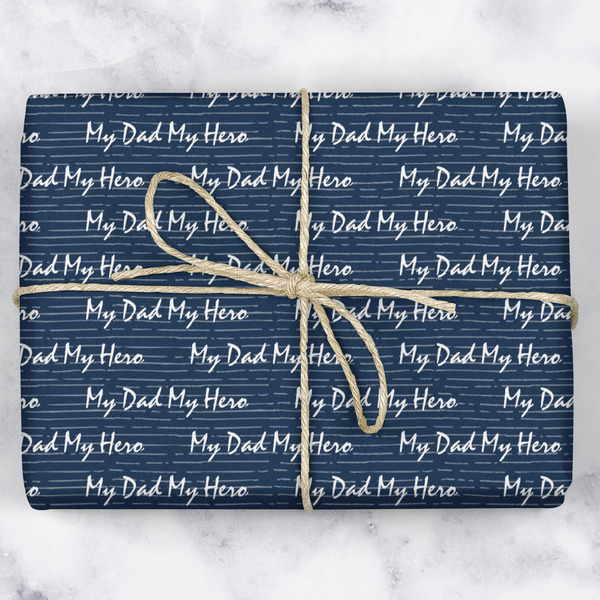 My Father My Hero Wrapping Paper Roll - Matte - Wrapped Box