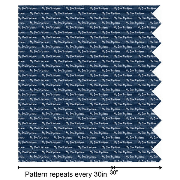 My Father My Hero Wrapping Paper Roll - Satin - Partial Roll