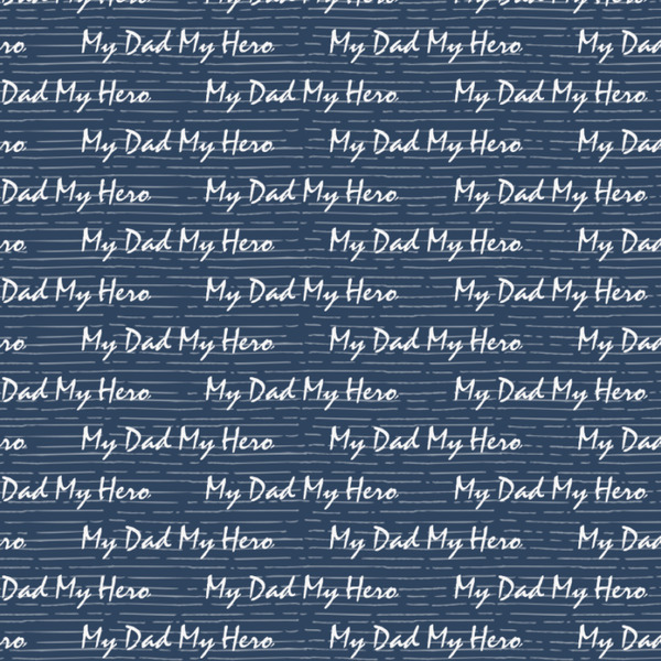 My Father My Hero Wrapping Paper Square