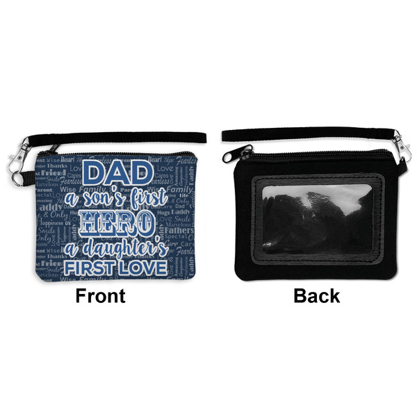 My Father My Hero Wristlet ID Cases - Front & Back