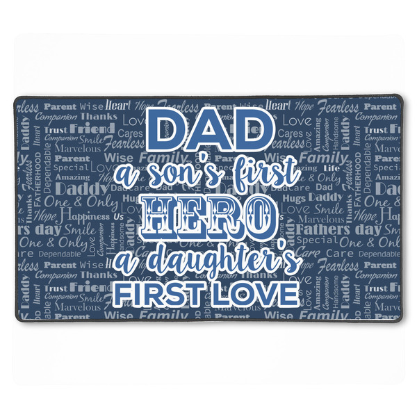 Custom My Father My Hero XXL Gaming Mouse Pad - 24" x 14"