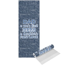 My Father My Hero Yoga Mat - Printed Front (Personalized)