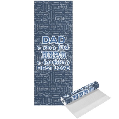 My Father My Hero Yoga Mat - Printed Front (Personalized)