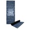My Father My Hero Yoga Mat with Black Rubber Back Full Print View