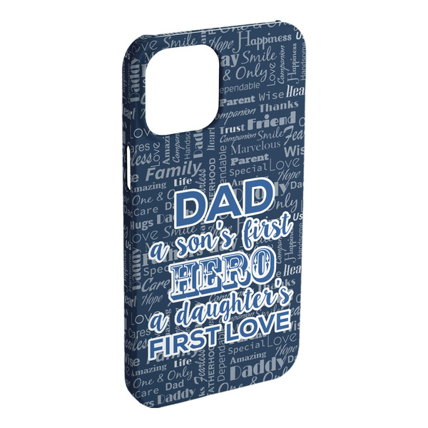 Custom My Father My Hero iPhone Case - Plastic