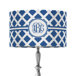 Diamond 12" Drum Lamp Shade - Fabric (Personalized)