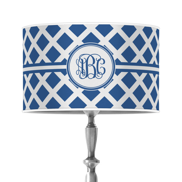Custom Diamond 12" Drum Lamp Shade - Poly-film (Personalized)