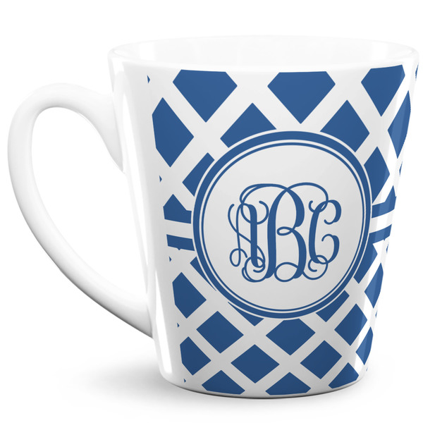 Custom Diamond 12 Oz Latte Mug (Personalized)