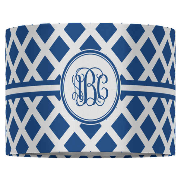 Diamond 16" Drum Lampshade - FRONT (Fabric)