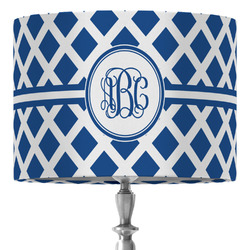 Diamond 16" Drum Lamp Shade - Fabric (Personalized)