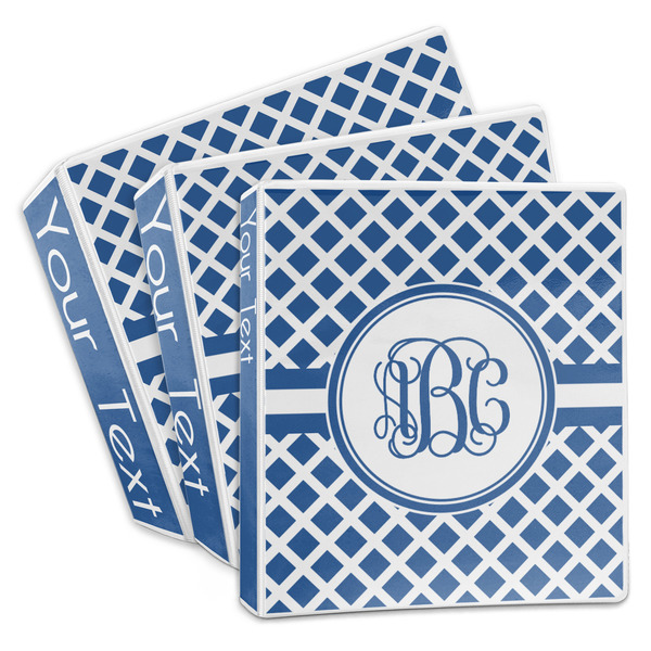 Custom Diamond 3-Ring Binder (Personalized)