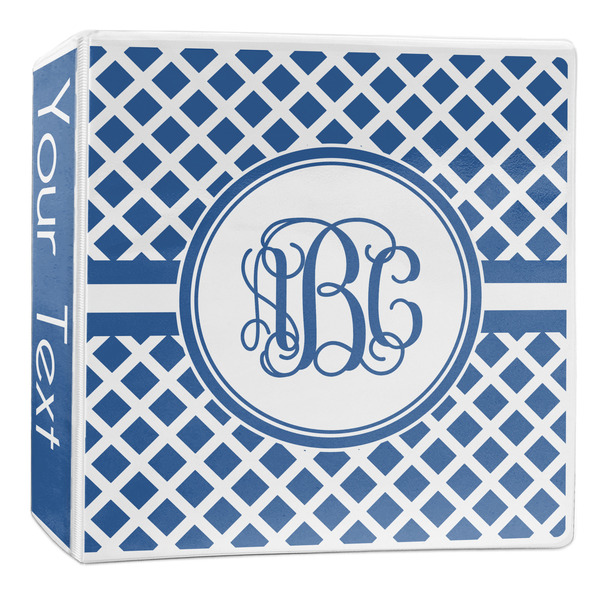 Custom Diamond 3-Ring Binder - 2 inch (Personalized)